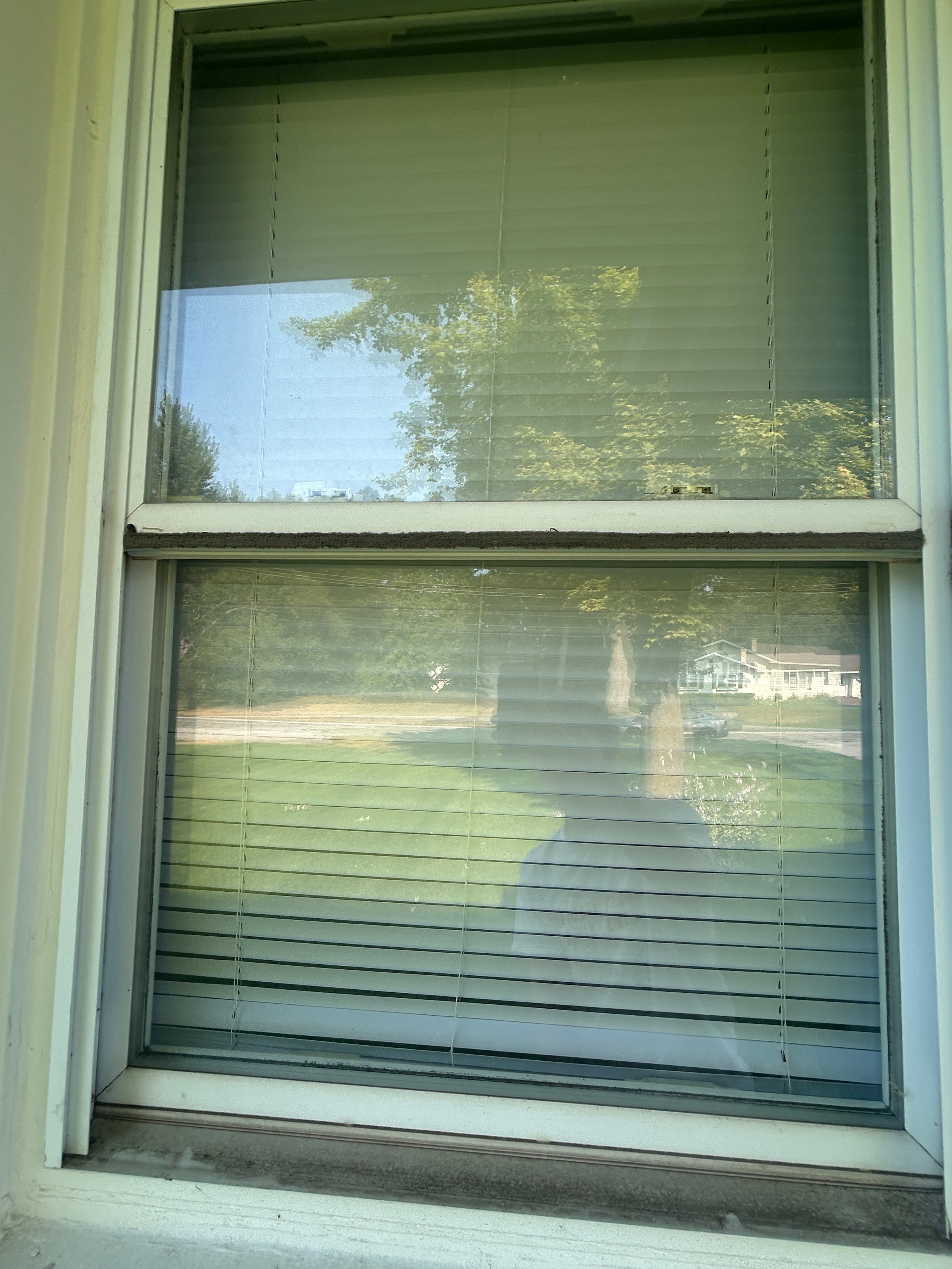 Same window track fully clean after track cleaning